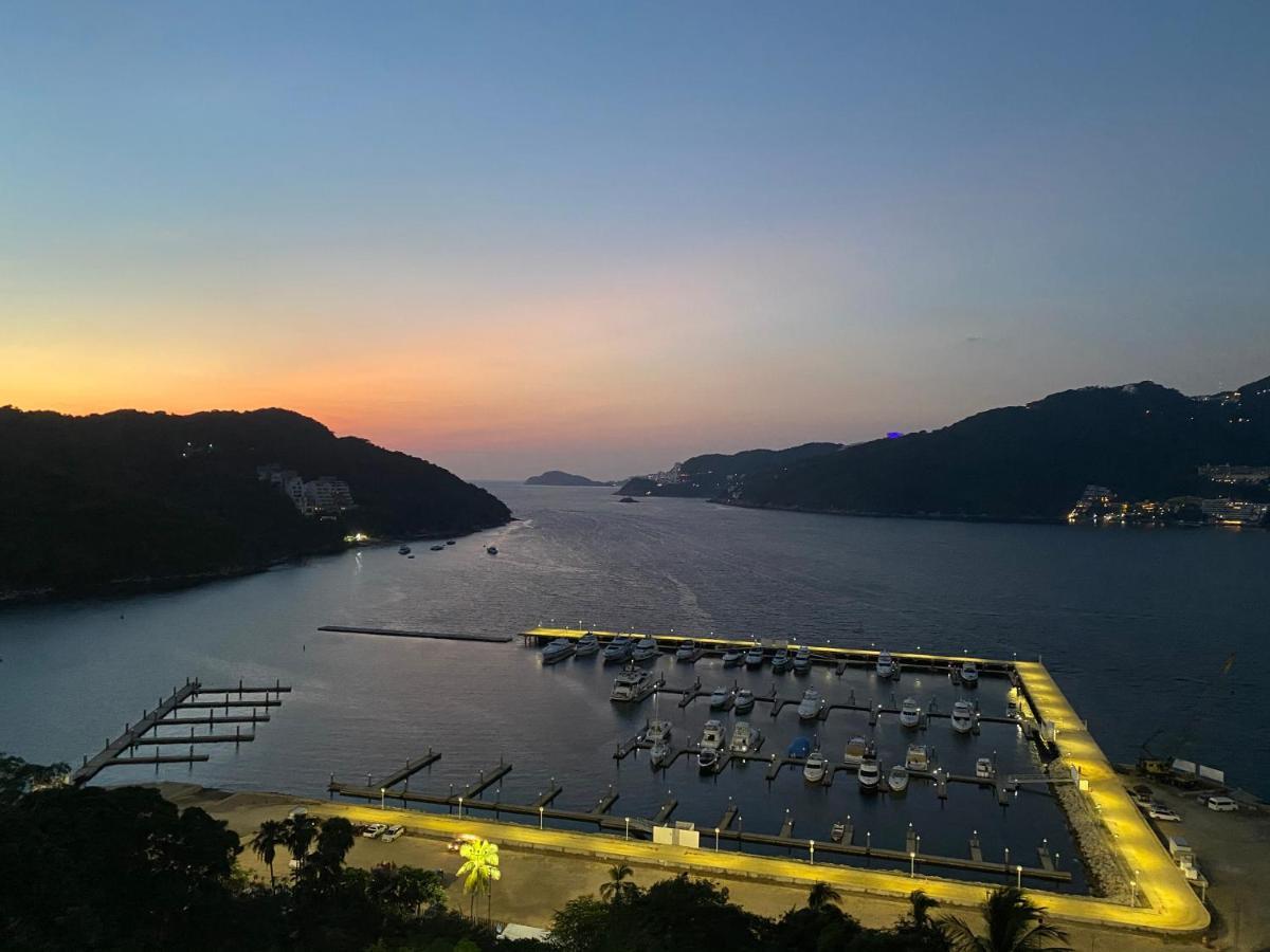 Departamento Con Preciosa Vista Al Mar En Acapulco Diamante Apartment Bagian luar foto